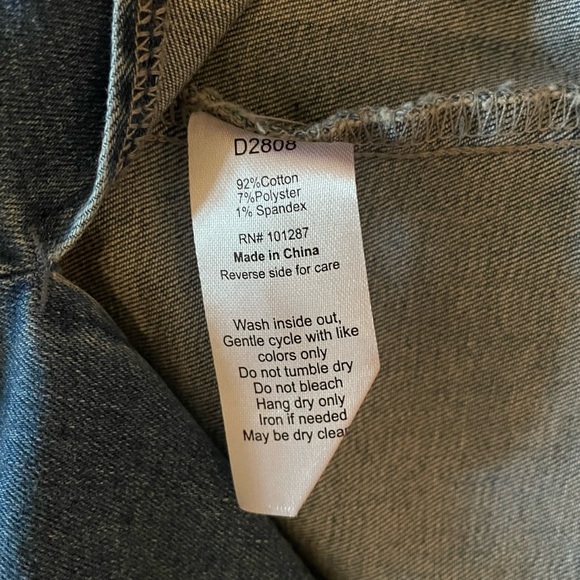 Alecia Admor denim form fitting midi dress with plunge neckline Size Small - Picture 9 of 9